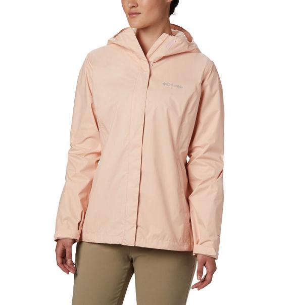 Columbia Arcadia II Rain Jacket Women Pink USA (US437220)
